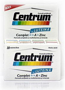 Centrum from A to Zinc with Lutein, 30 tablete